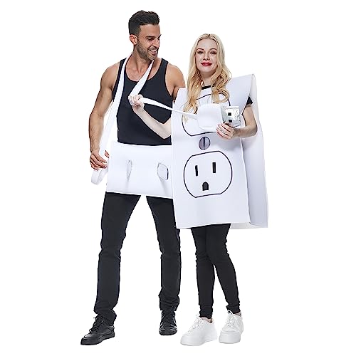 EraSpooky Costume de couple avec prise et prise tenues dHall