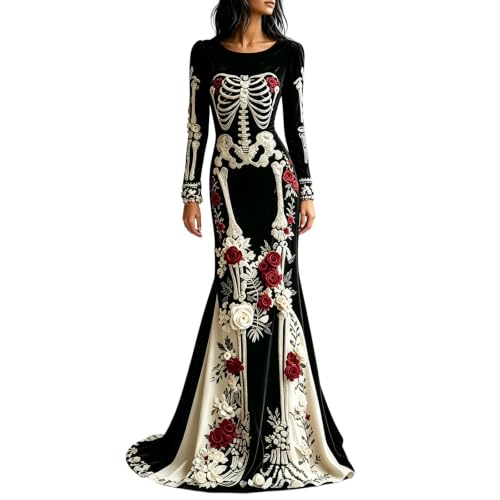 Générique Déguisement Halloween Femme Robe Gothique Médiéval