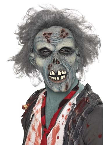 Smiffys Masque zombie pourri, Couvrant la tête, latex Hallow