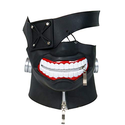 NOFONDA Nouveau Tokyo Goules Ken Kaneki 3D Masque Noir, en C