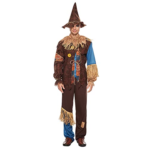 EraSpooky Costume dépouvantail pour homme adulte pour Hallow