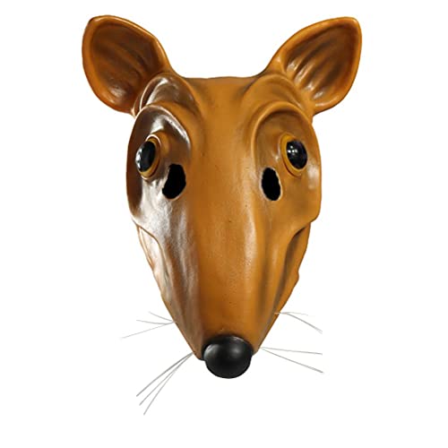 Srliya Masque en Latex de Rat, Costume Réaliste Respirant de