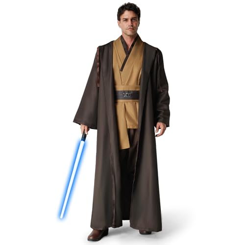 IEEILULU Costume de Jedi pour homme, robe de Jedi pour homme