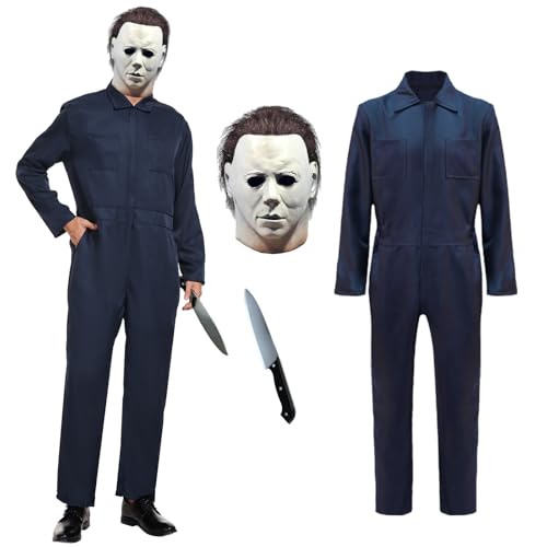 Costume de Michael Myers pour adulte Masque effrayant tueur 