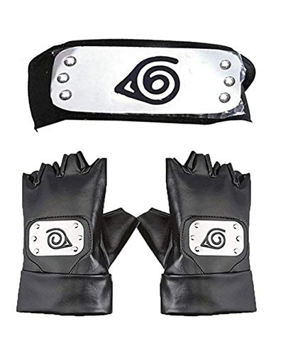 Bandeau de ninja Master Online - Bandeau et gants de cosplay
