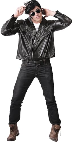 FIESTAS GUIRCA | Costume Veste Biker Homme Adulte - Rock Ann