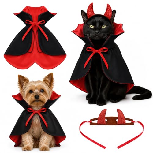 Costume Vampire Diable Réversible Chien