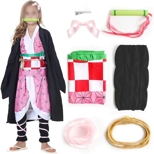 Cevikno Costume de Cosplay Nezuko, Tanjirou Kochou Shinobu M
