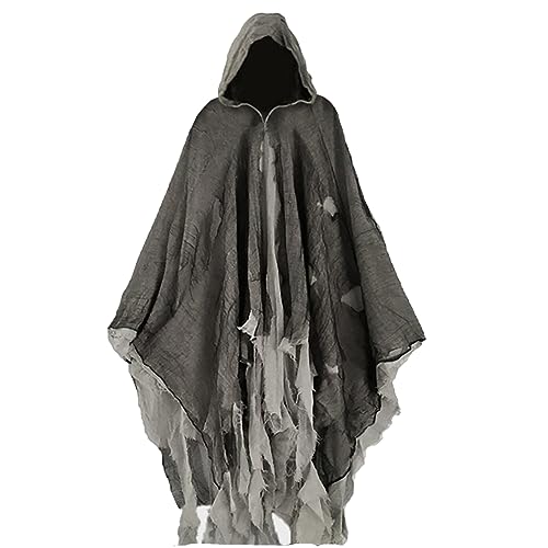 SJTJSPX Poncho Halloween Squelette Cape Pancho Unisexe Cape 