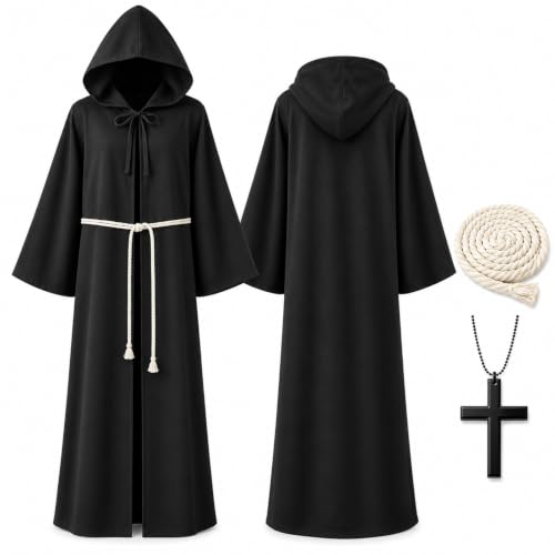 Cape Noire Longue Halloween Homme