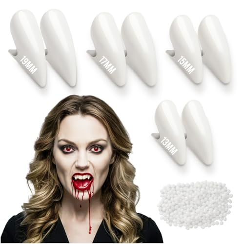 Festicy 4 Dents De Vampire I 13, 15, 17 et 19mm I Fausses De