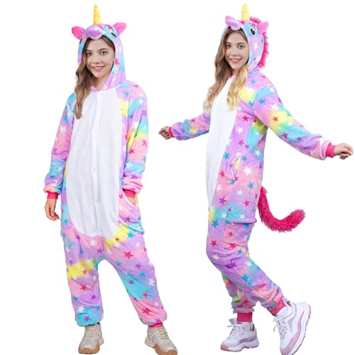 Costume de Licorne pour Adulte- Combinaison Pilou Pyjamas un