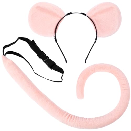 XEPST Ensemble de Costume de Souris Animal, Oreilles et Queu