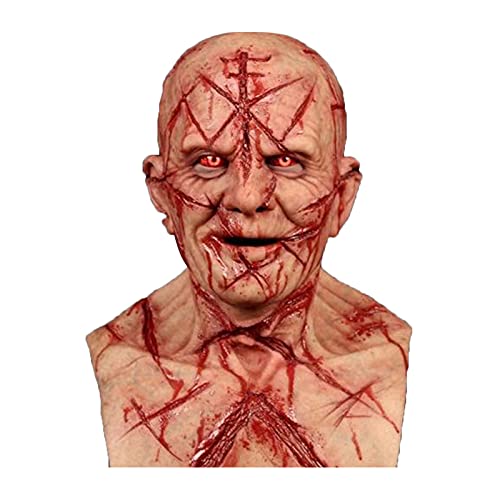 Masque de Cicatrice Halloween Walking Dead, Zombie Sanglante