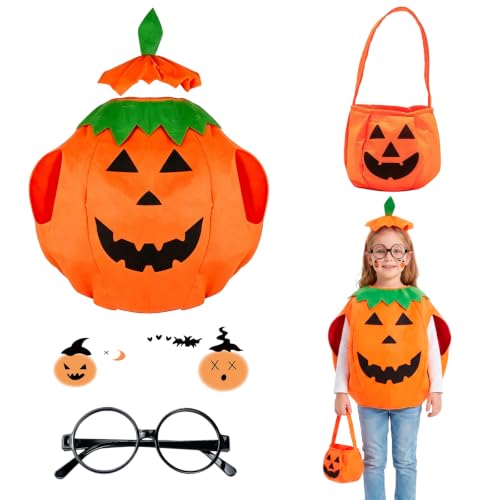 Déguisement Citrouille Enfant 5 Pièces