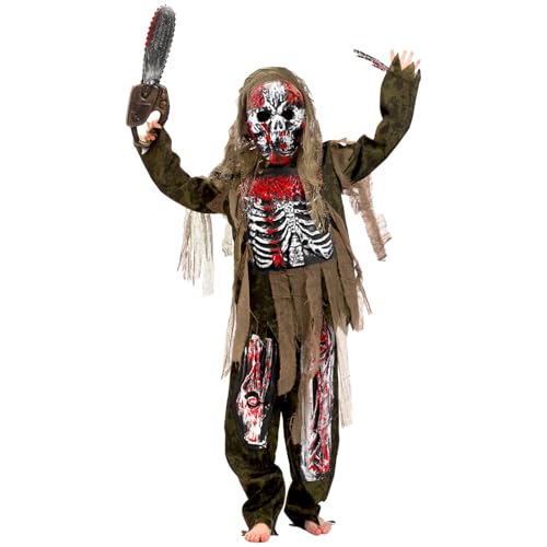 YOMIQIU Déguisement Zombie Halloween Enfants: Costume de Squ