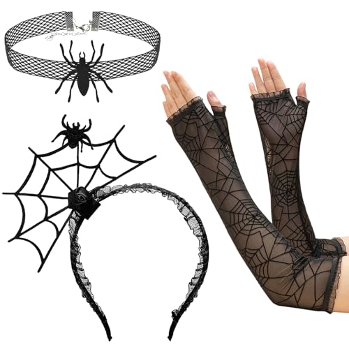 SSKHE 3 Pièces Accessoires Costume dAraignée: Bandeaux de To