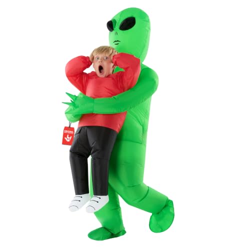 Morph Deguisement Alien Gonflable Enfant, Costume Halloween 