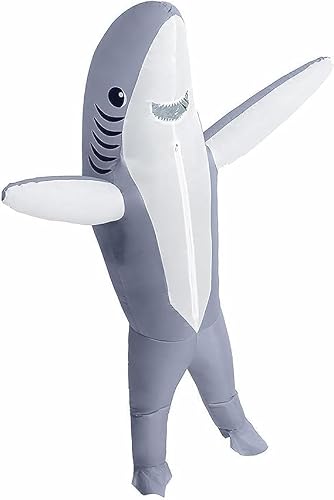 CIBES Costume gonflable de requin pour adulte -Halloween Gon