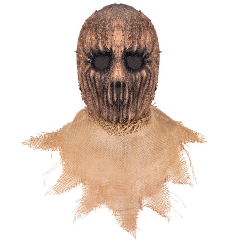 Cagoule Epouvantail Squelette Réaliste dHalloween Masques po