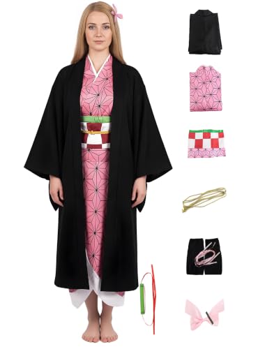 SOOYOOYOO Kamado Nezuko Cosplay Kimono Carnaval Performance 