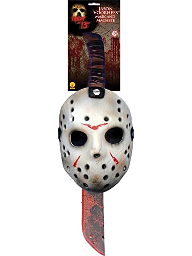 Aptafetes AC2237 - Kit licence Jason masque et machette, Mul