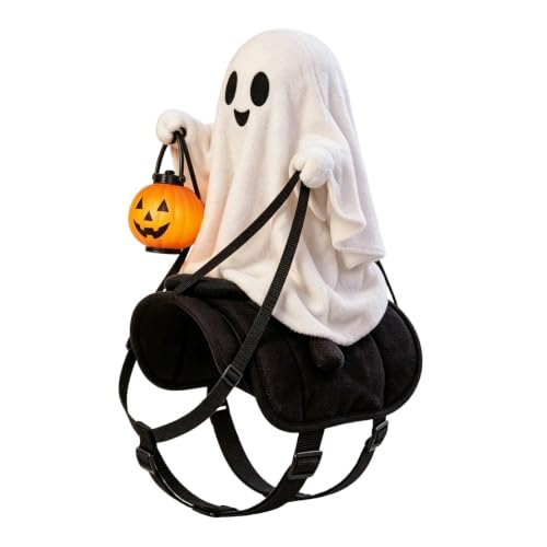 Costume Illusion Chevauchée 3D Halloween pour Chat Chien Fan