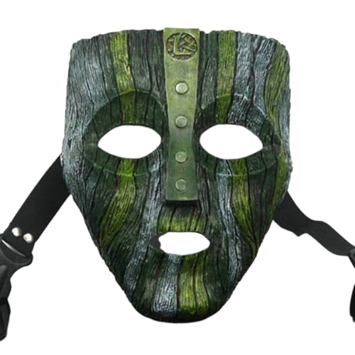 Charmgle Masque Loki en résine pour adulte - Jim Carrey - Dé