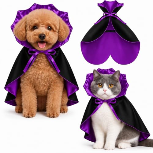 Cape Vampire Halloween Chat Chien