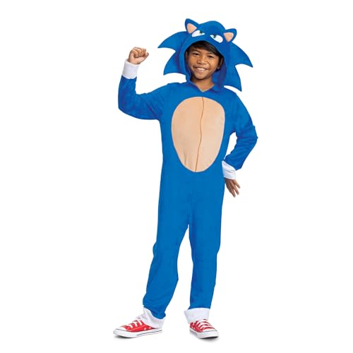 Sonic Prime - Déguisement Enfant Sonic Garçon avec Combinais