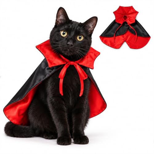 BUKLUKE Halloween Cape Vampire de Chien Chat Costumes pour A