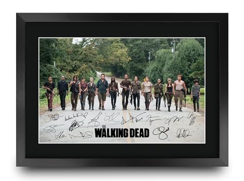 HWC Trading The Walking Dead Scene 2 Cadeaux Imprimé Signé A