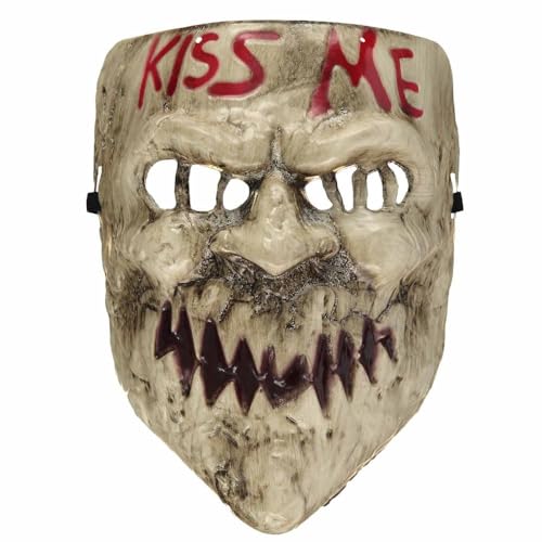 Masque Purge Embrasse-Moi. Masque Horreur Halloween . Masque