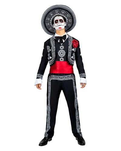 Funidelia Déguisement de Mariachi pour Homme avec chapeau, T