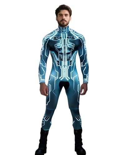 Koongso Costume de super-héros robot pour adultes, combinais