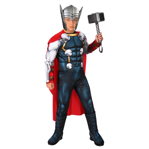 Rubies Costume Thor Deluxe pour enfants, couvre-bottes, masq