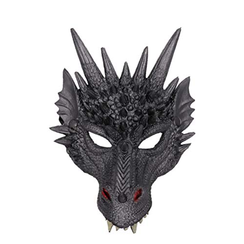 Masque Dragon Halloween Noir