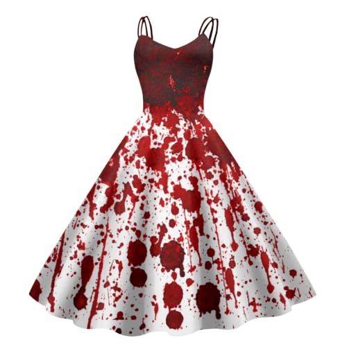 Robe Halloween Femme Gothique Élégante