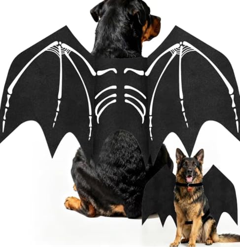 LIBNRTY Ailes Chauve Souris Chien,Costume Halloween Chien,De
