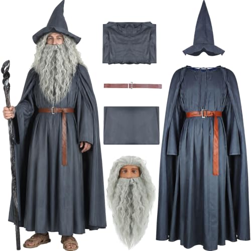 AYYOHON Robe Adulte Gandalf Mithrandir Seigneur des Anneaux 