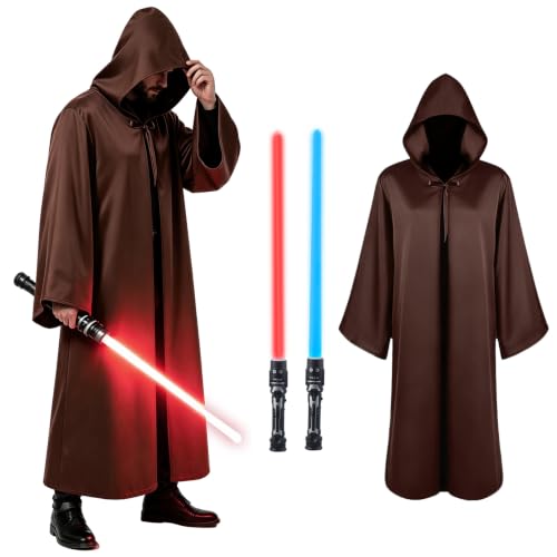 Aitsite Costume Je-d Robe pour Adulte, Cape à Capuche pour A