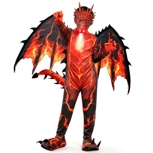 Déguisement Dragon Enfant avec Ailes et Masque Brume pour Ca