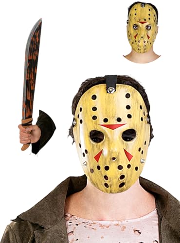 Funidelia Kit Officiel machette et masque de Jason Vendredi 