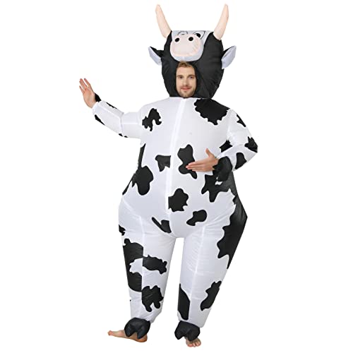 FXICH Costume de vache gonflable pour adulte, csotume de car