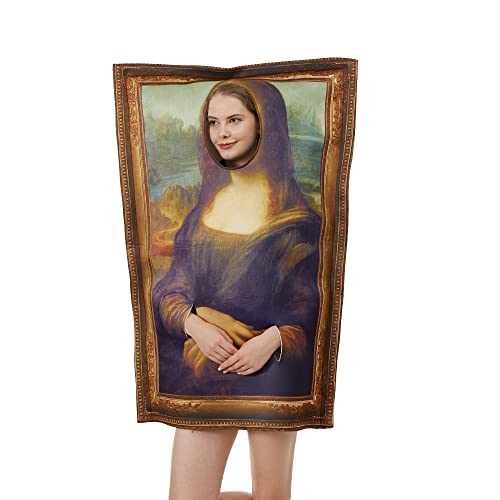 EraSpooky Costume de Mona Lisa pour Halloween - Pour adulte 