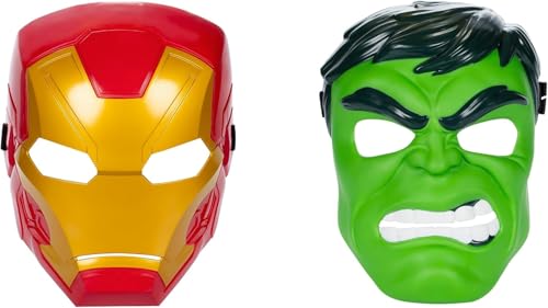 Marvel Avengers Masques Iron Man et Hulk – Multipack de Dégu