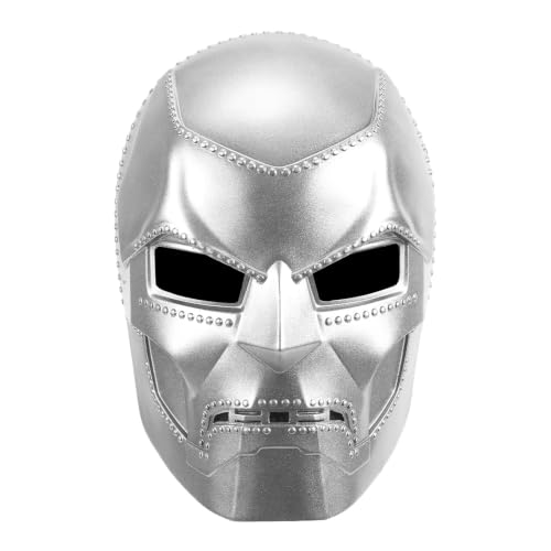 BOOSHMall - Masque Dr Destruction, masque argenté de super-v