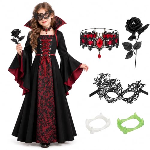 DéGuisement Vampire Enfant Deguisement Halloween Fille avec 