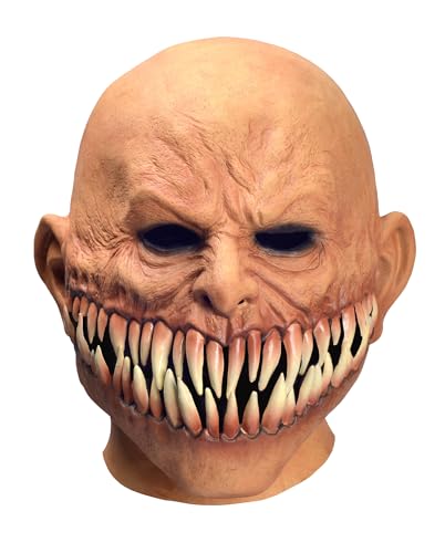RAPGET Masque effrayant en latex avec dents pointues pour Ha