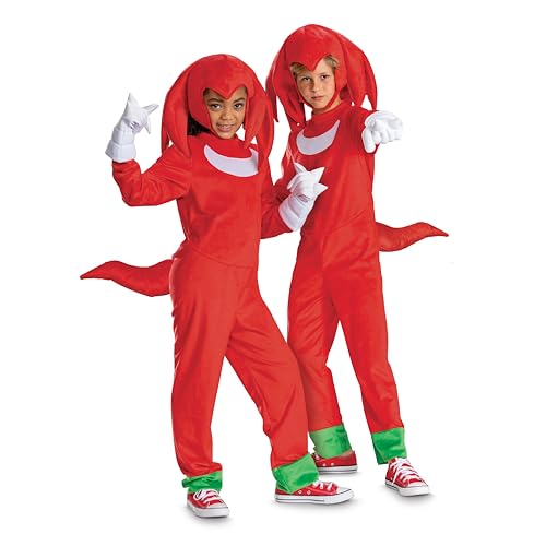 Disguise Costume Sonic Knuckles Deluxe pour enfants, costume